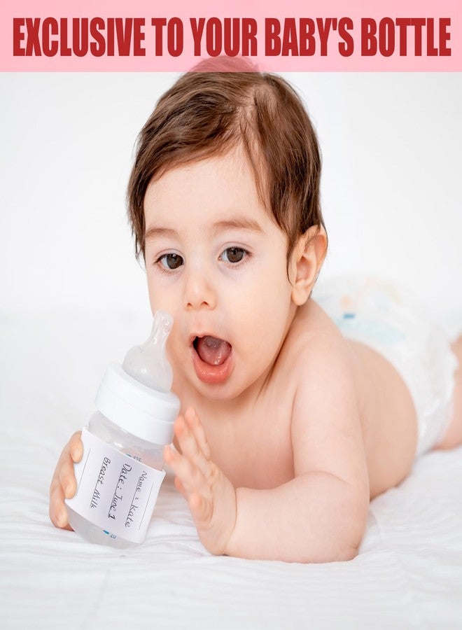 Elfzone Reusable Bottle Labels - 6PCS Bottle Labels，Reusable & Silicone，Anti-Loss Reminder Wristband & Identifier BandBaby-Bottles-Label for Daycares Writable - Image 5